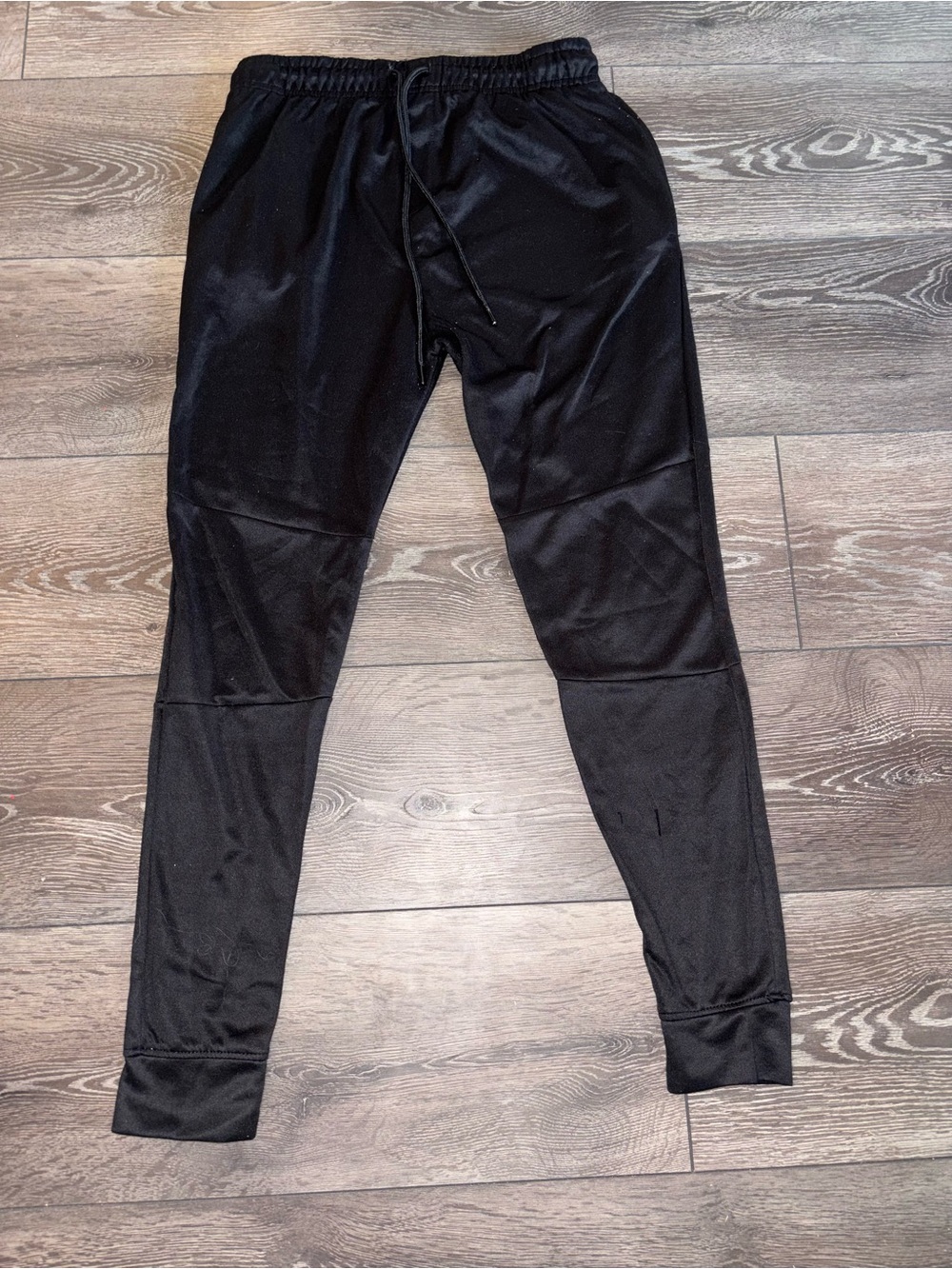Womens Medium Bklyn Black Jogger Pants - Stretch Drawstring‎ Waist